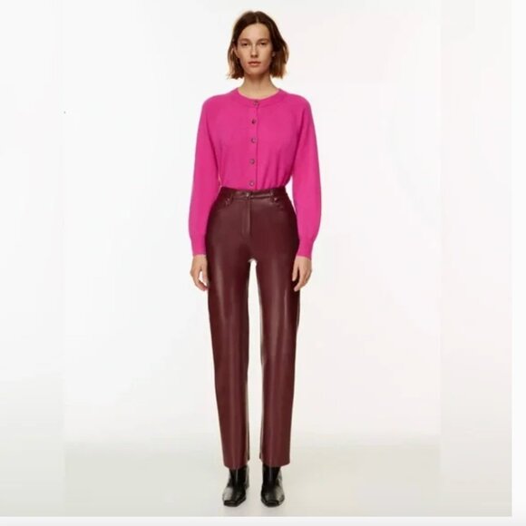Wilfred THE MELINA™ PANT - Spiced Burgundy - Size 0 - NWT - Picture 3 of 9